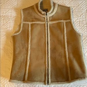 Shearling Zippered Vest